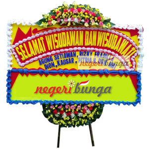 contoh rangkaian bunga papan unik